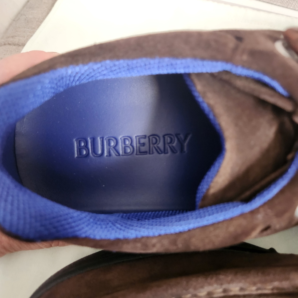 Burberry Men's Brown Suede Shoes